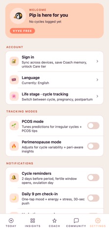 Period & Cycle Tracker - Vyve Screenshot 5 of 8
