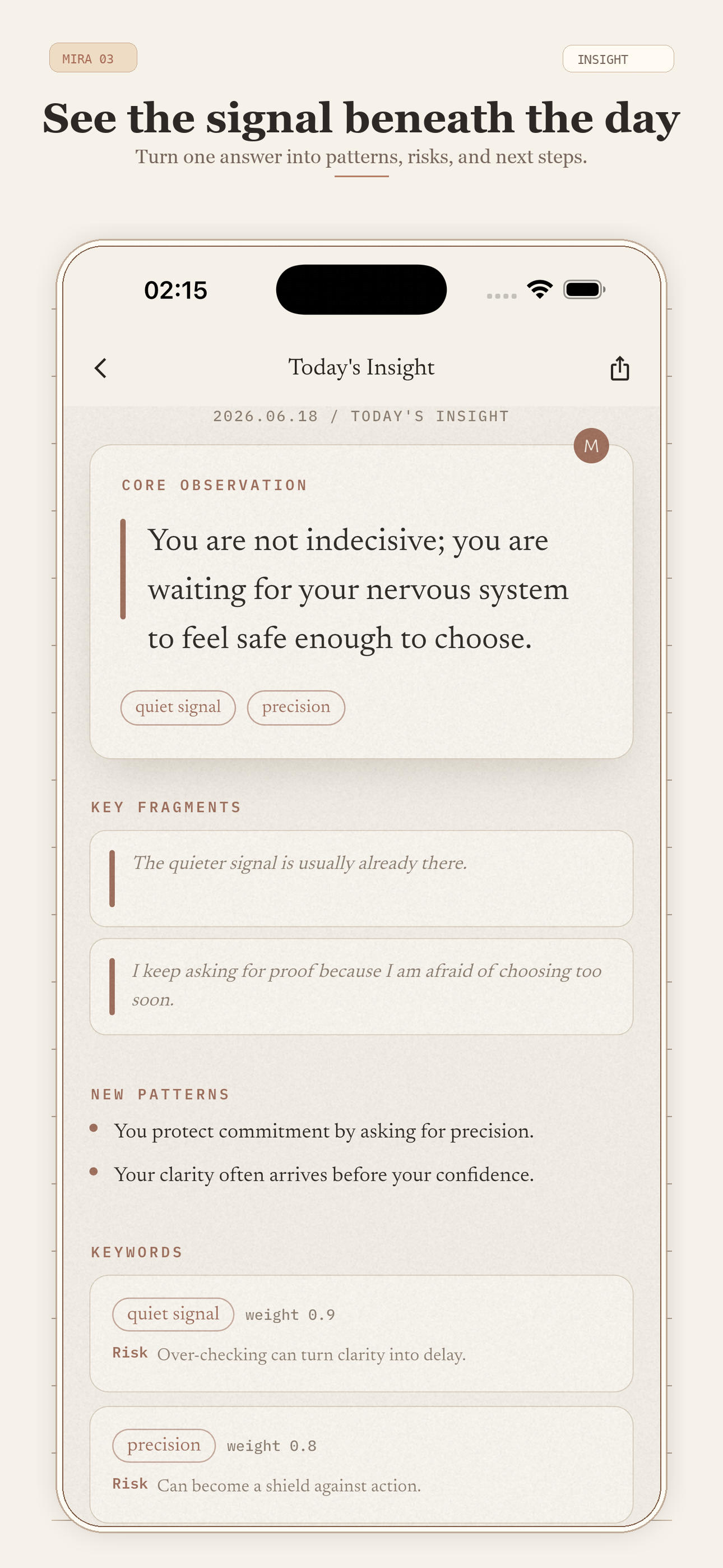 Mira: Reflection Journal screenshot 3