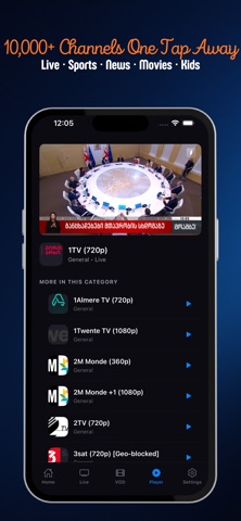 VentoX IPTV Player Screenshot 3 of 5