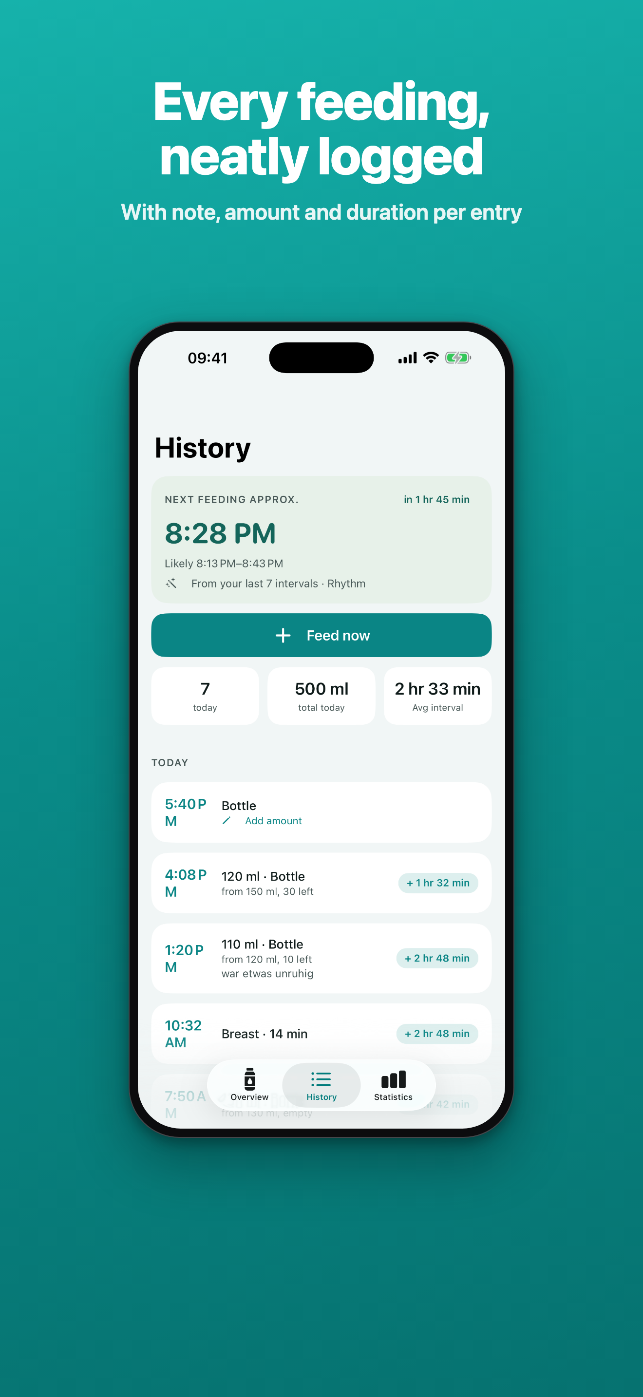 Hangry Baby: Feeding Tracker screenshot 4
