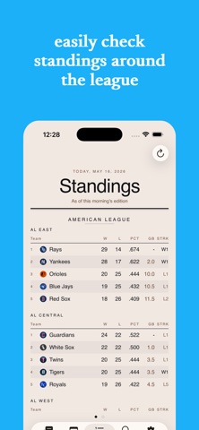 ScoreRoll - Daily Baseball Screenshot 2 of 4