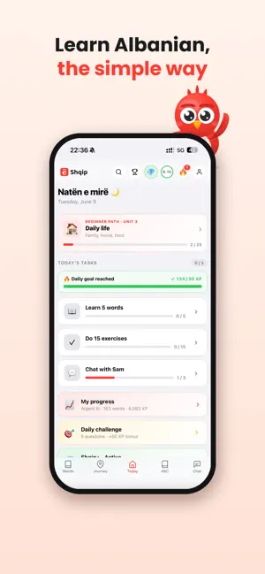 Shqip - Learn Albanian screenshot 1