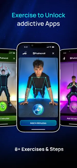 Pushscroll: Exercise To Scroll screenshot 2