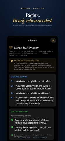 StreetSense — Police Law App App Store screenshot 9