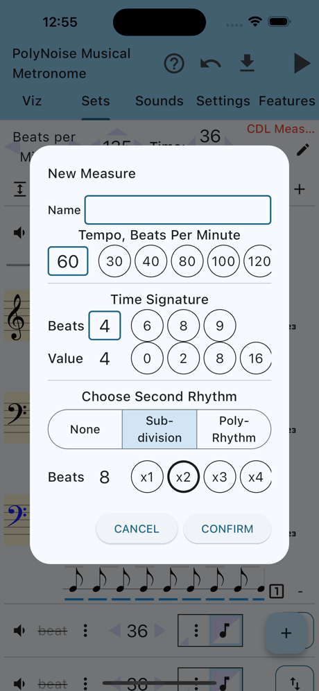 PolyNoise Musical Metronome screenshot 10
