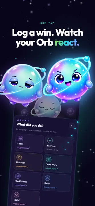 Orbit: Self-Care Habit Tracker screenshot 2