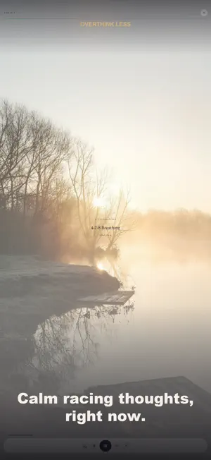 Overthink Less: Calm Mind screenshot 1