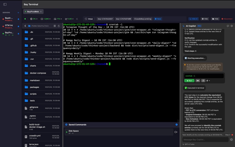 Bay Terminal screenshot 1