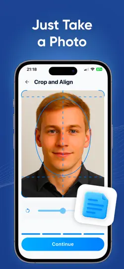 CropID - Passport Photo Maker iPhone Ekran Görüntüsü 2