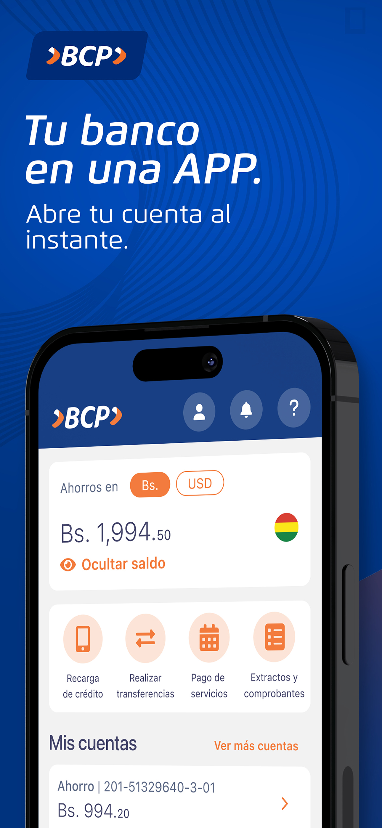 Banca Móvil BCP - Bolivia