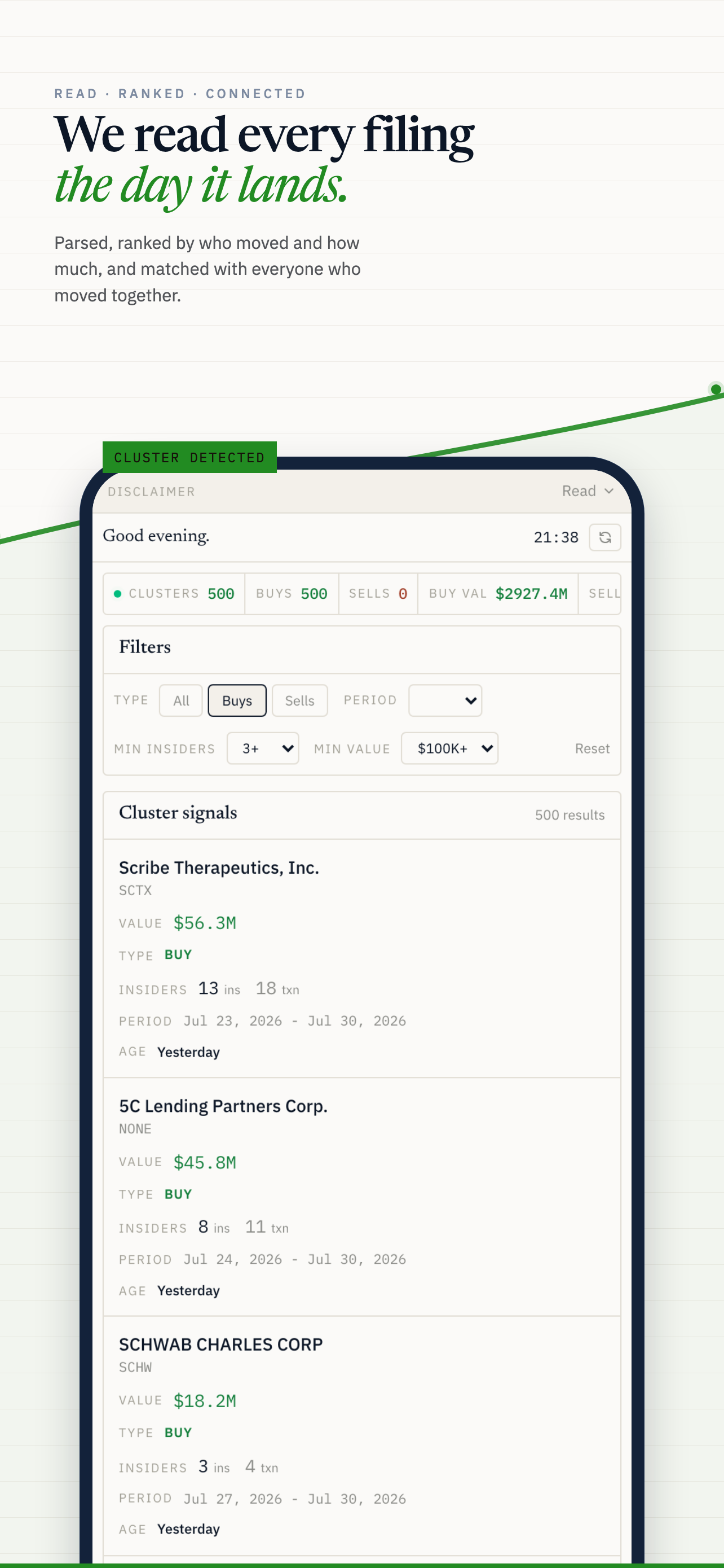 Profitelligence screenshot 2