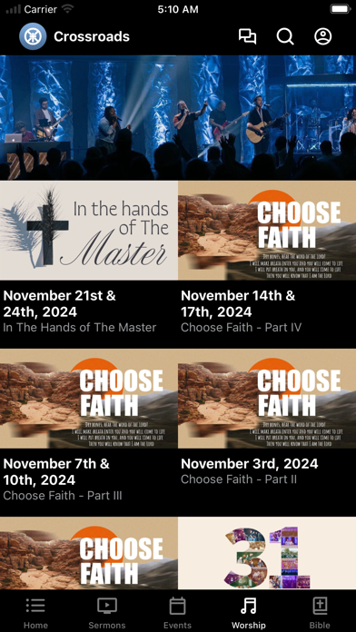 Screenshot 4 of Crossroads Ministries App