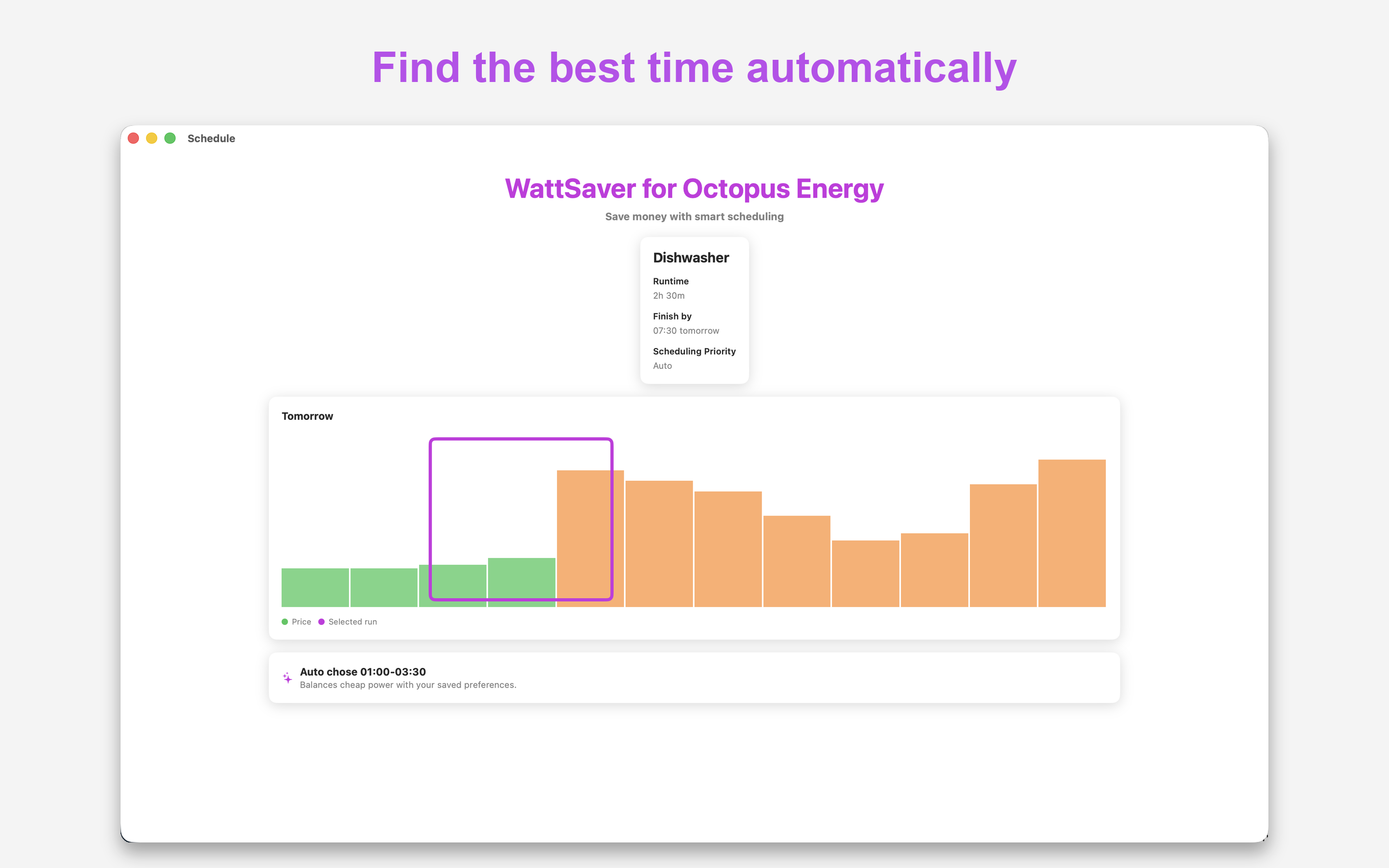 WattSaver for Octopus Energy