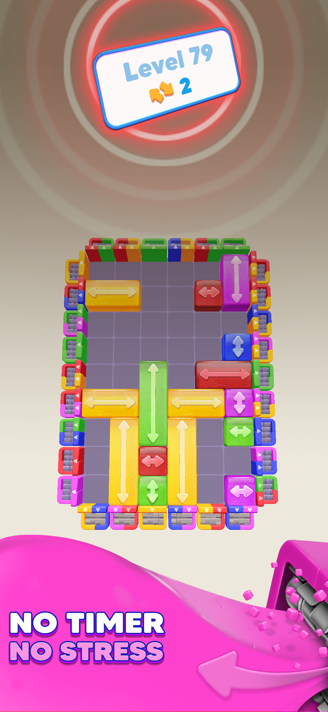 Color Blocks 3D: Slide Puzzle