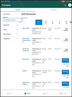 Daxko screenshot 8