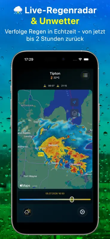 Rain Viewer - Regenradar screenshot 1 of 8