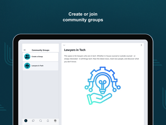 Legati Legal Network iPad screenshot 5 - Social Networking app