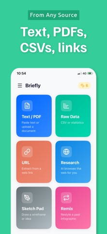 Briefly - AI Infographic Maker screenshot