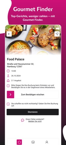 Gourmet-Finder screenshot