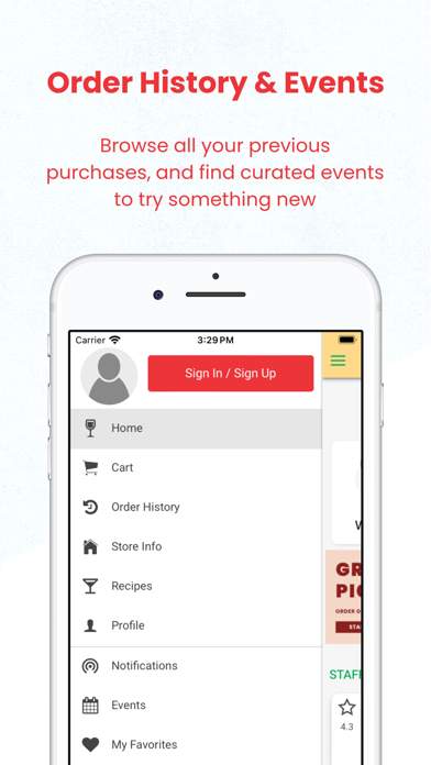 College Green Liquor Screenshot