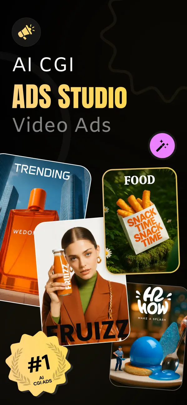 Screenshot #1 pour AI CGI Ads Studio: Video Ads