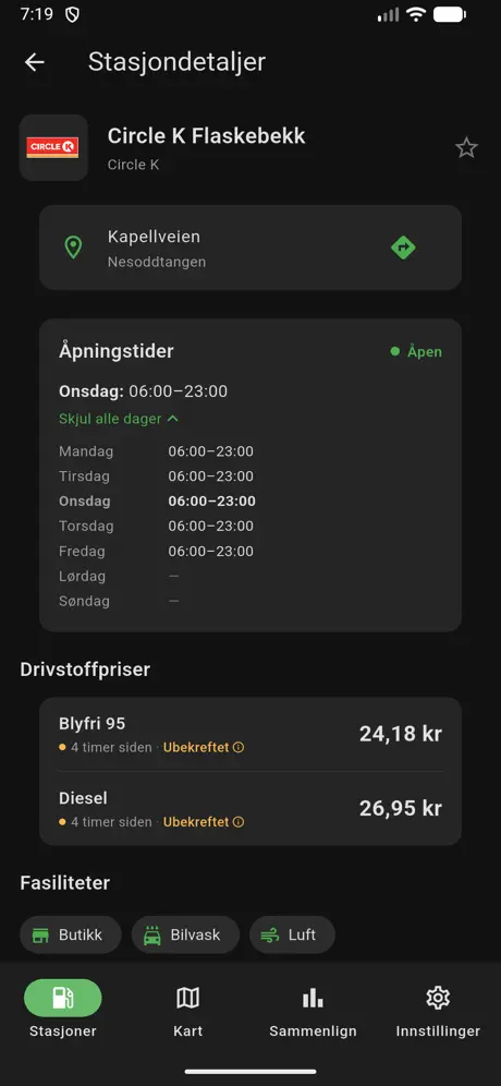 Fylt - Billigste drivstoff screenshot 4