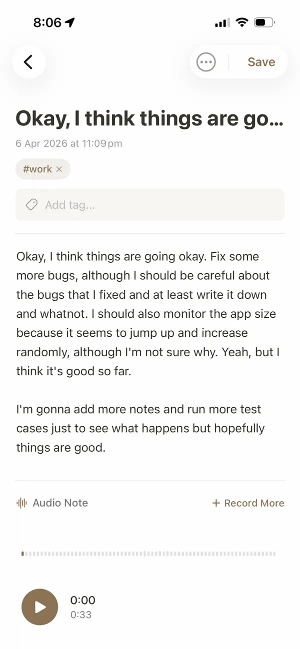 #4. Undertone - Voice Journal (iOS) By: Jessica Huang