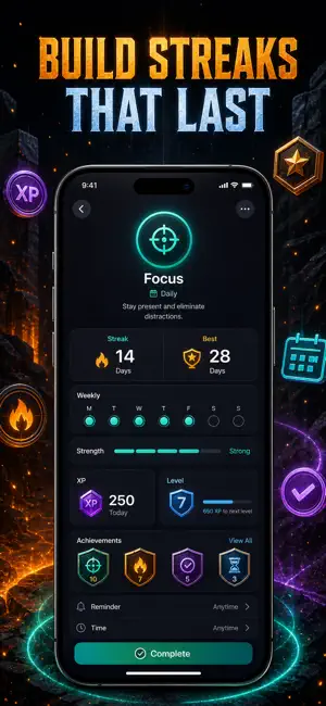 Level Up Habit Tracker screenshot 3