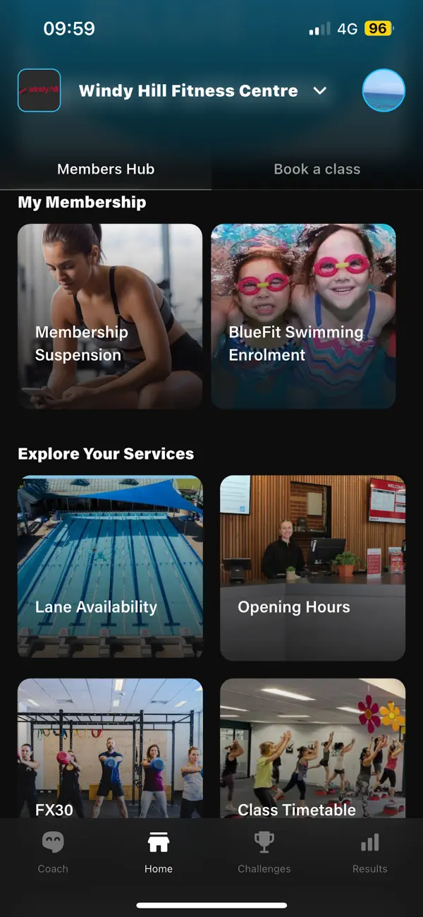 Screenshot #2 pour BlueFit Health Club