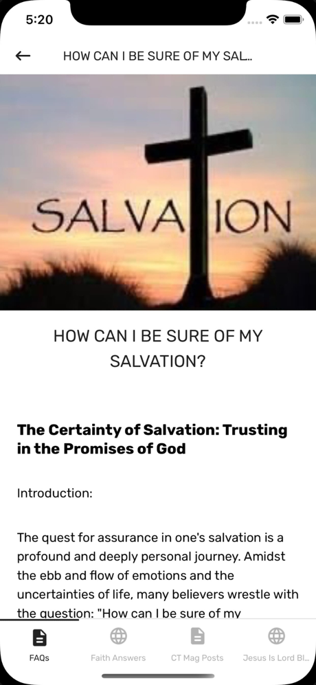 FAQs of Faith screenshot 2