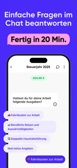 Screenshot von Steuerbot – Deine Steuer-App auf dem iPhone 2