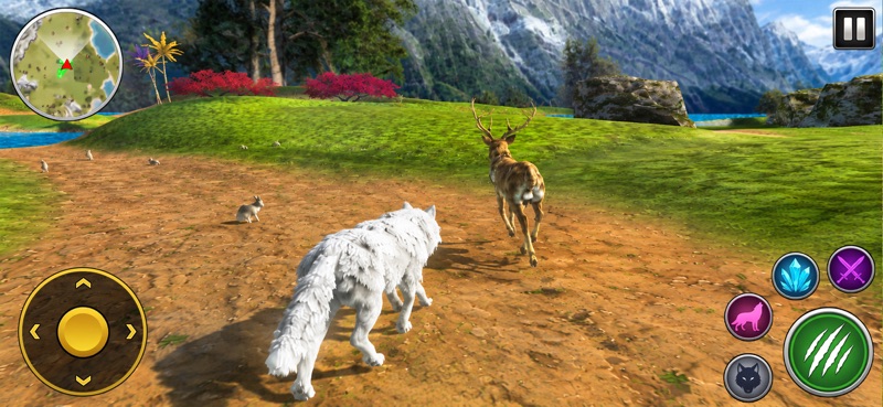 Wolf Simulator 3D Wild Animal screenshot 8