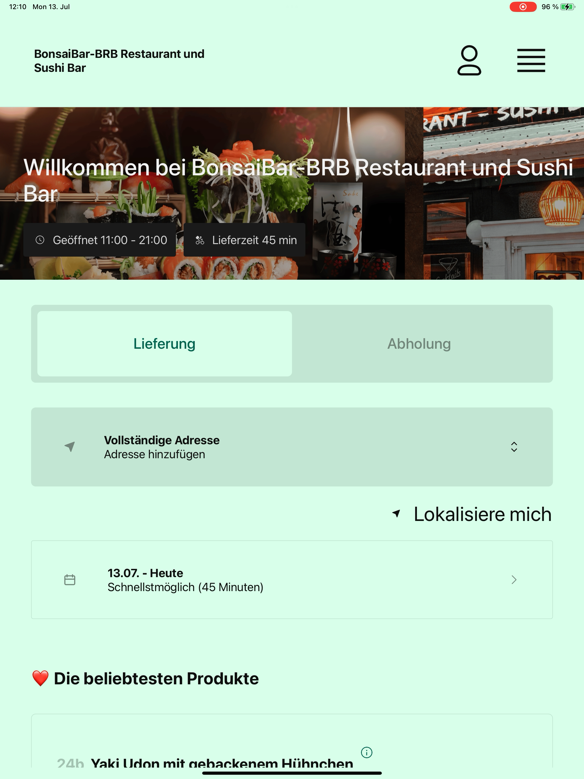 BonsaiBar-BRB Restaurant und S screenshot 10