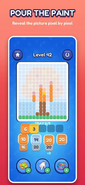 Pixel Pour: Paint Puzzle screenshot 1