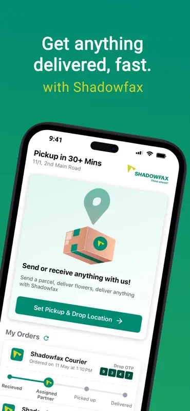 Shadowfax Courier Delivery App screenshot 1 of 4