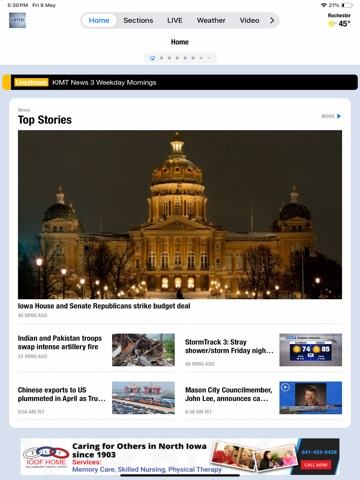 KIMT News 3 iPad screenshot