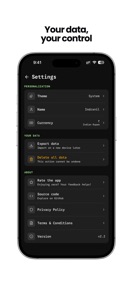 zero: offline expense tracker screenshot