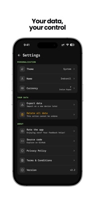 zero: offline expense tracker screenshot 6