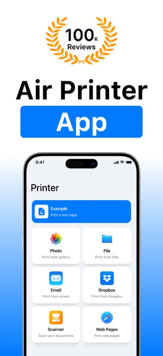 Smart Printer: Air Print app. Screenshot 1 of 5