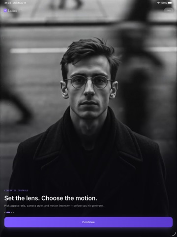 Lumen - Kling Video AI iPad screenshot