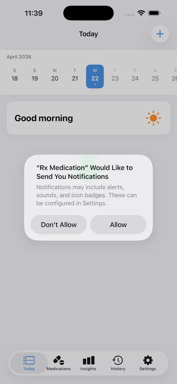Screenshot #1 pour RX-Reminder