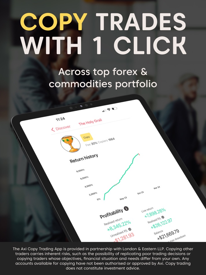 #2. Axi Copy Trading (iOS) 由: AxiCorp Financial Services Pty Ltd.