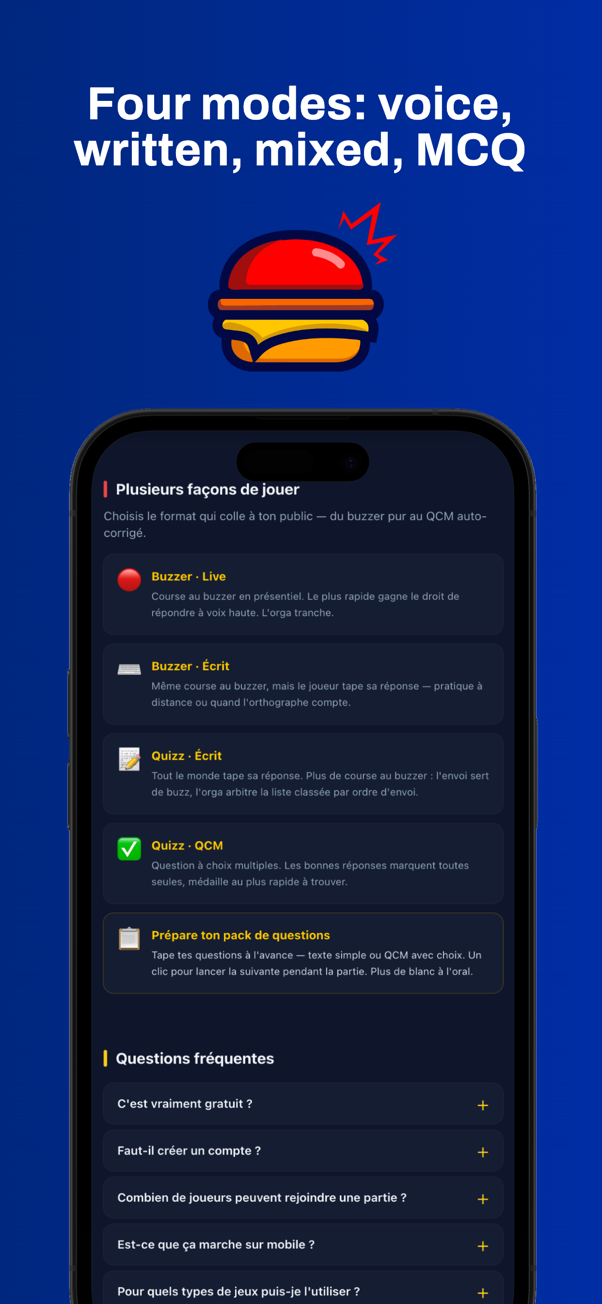 HamBuzzer - Quiz, Buzz & Fun screenshot 4