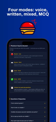 HamBuzzer - Quiz, Buzz & Fun iPhone screenshot