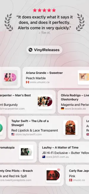 VinylReleases: New Drop Alerts screenshot 2
