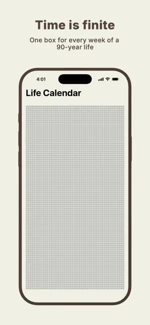 Bucket List & Life Calendar screenshot 2