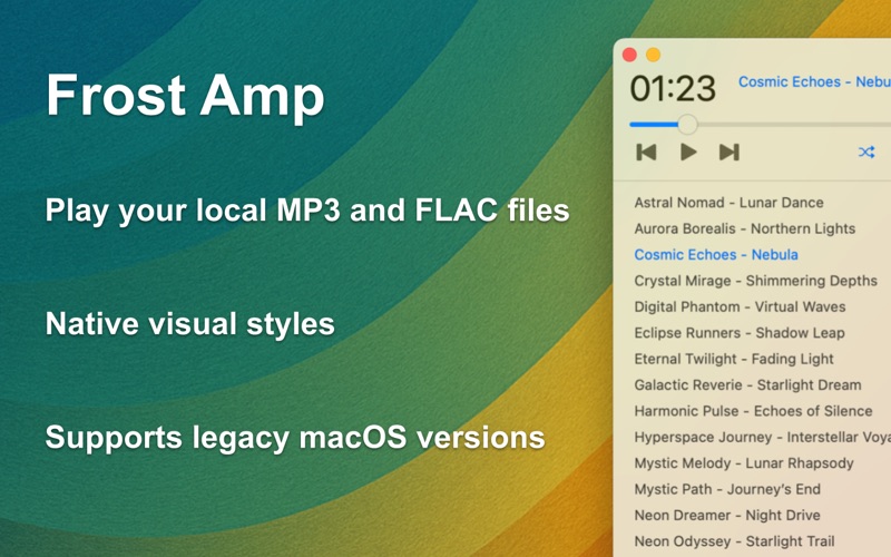 Frost Amp: MP3 & FLAC Player screenshot
