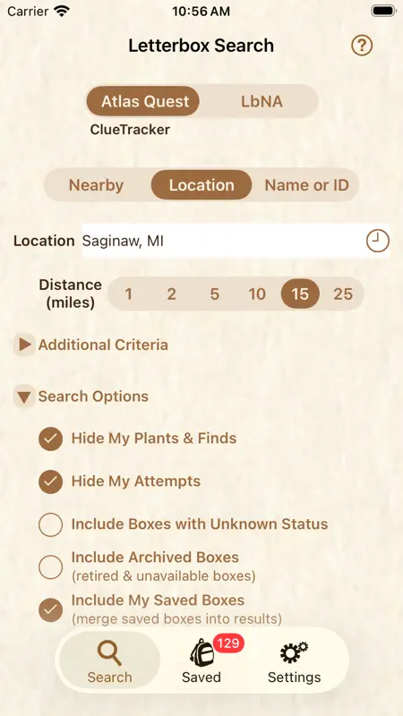 Clue Tracker for Letterboxing screenshot 2 of 8