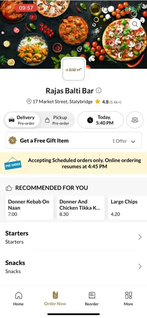 Rajas Balti Bar. screenshot 2