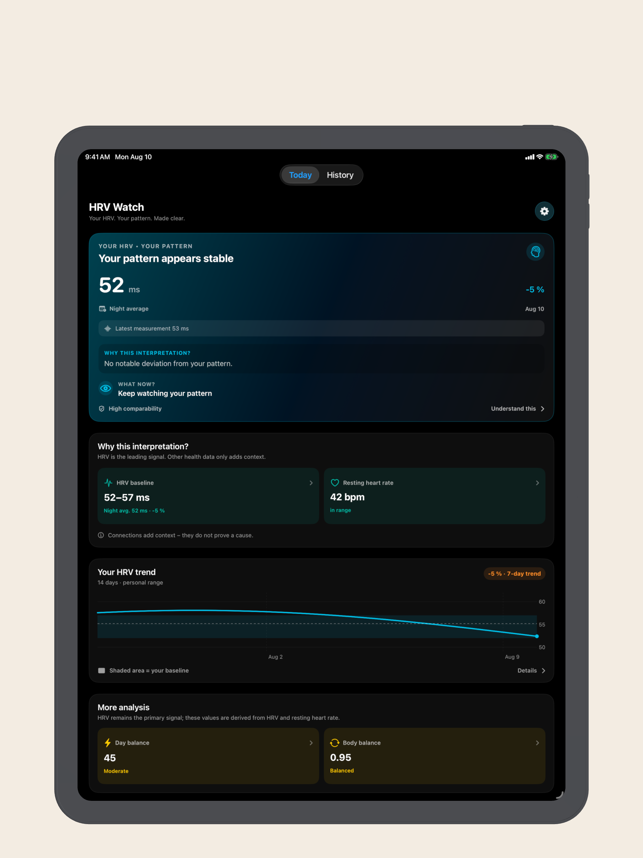 HRV Watch: Stress & Recovery screenshot 9